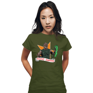 Secret_Shirts Fitted Shirts, Woman / Small / Military Green Toxic Empire
