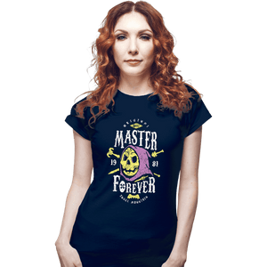 Shirts Fitted Shirts, Woman / Small / Navy Skeletor Forever