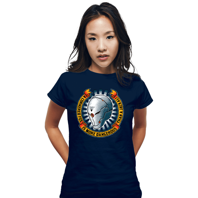 Secret_Shirts Fitted Shirts, Woman / Small / Navy A Cornered Fox
