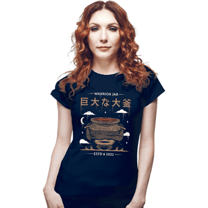 Daily_Deal_Shirts Fitted Shirts, Woman / Small / Navy The Warrior Jar