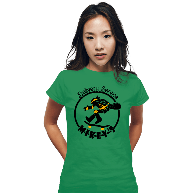 Secret_Shirts Fitted Shirts, Woman / Small / Irish Green Mikey's Delivery Service