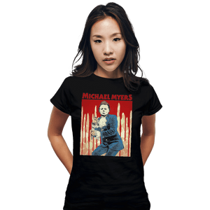 Shirts Fitted Shirts, Woman / Small / Black Michael Myers