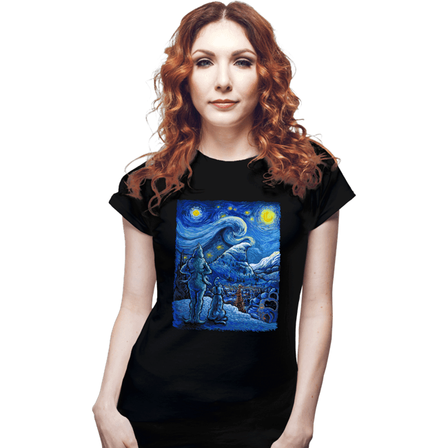 Secret_Shirts Fitted Shirts, Woman / Small / Black Starry Crumpit