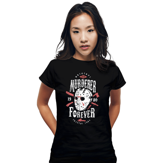 Shirts Fitted Shirts, Woman / Small / Black Murderer Forever
