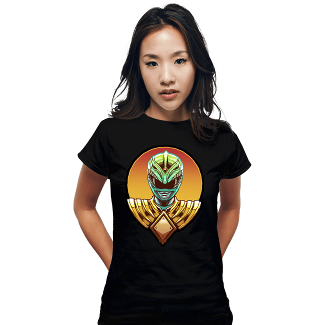 Daily_Deal_Shirts Fitted Shirts, Woman / Small / Black Green Power