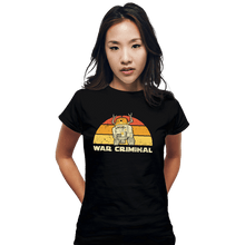 Load image into Gallery viewer, Daily_Deal_Shirts Fitted Shirts, Woman / Small / Black Vintage Criminal Droid

