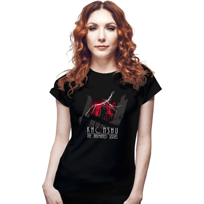 Secret_Shirts Fitted Shirts, Woman / Small / Black Khonshu The Animated Series