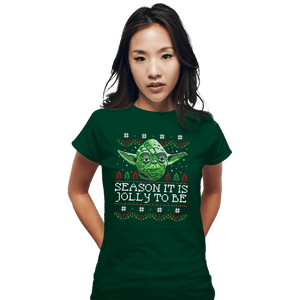 Secret_Shirts Fitted Shirts, Woman / Small / Irish Green Season Jolly