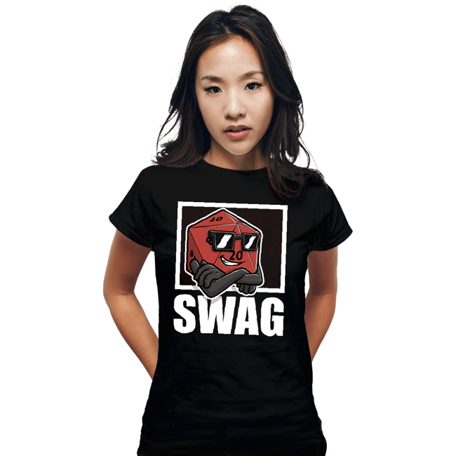 Secret_Shirts Fitted Shirts, Woman / Small / Black RPG Swag