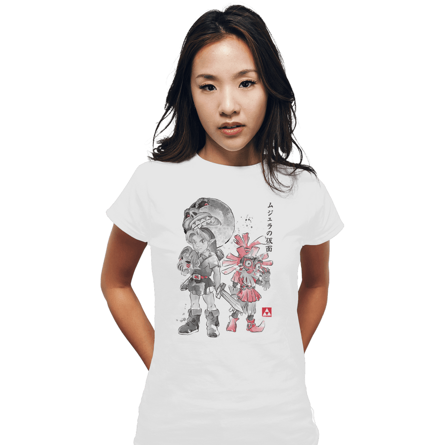 Shirts Fitted Shirts, Woman / Small / White Majora's Sumi-e