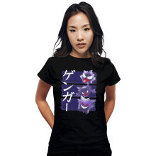 Load image into Gallery viewer, Shirts Fitted Shirts, Woman / Small / Black Ddjvigo&#39;s Ghost Type
