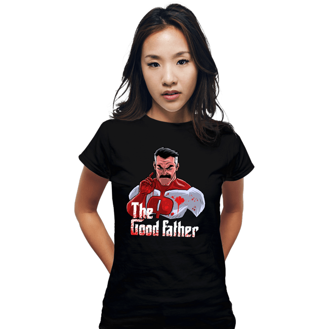 Secret_Shirts Fitted Shirts, Woman / Small / Black The Good Father
