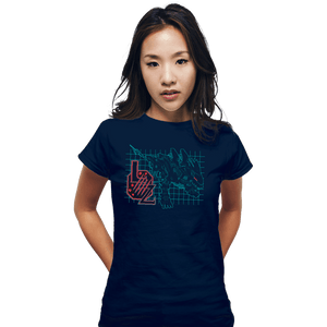 Secret_Shirts Fitted Shirts, Woman / Small / Navy Liger