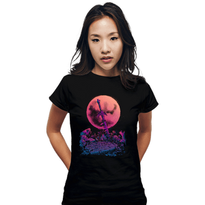Secret_Shirts Fitted Shirts, Woman / Small / Black A Hero Never Dies