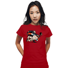 Load image into Gallery viewer, Secret_Shirts Fitted Shirts, Woman / Small / Red Head Punch
