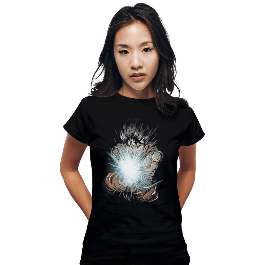 Shirts Fitted Shirts, Woman / Small / Black Great Wave of Power