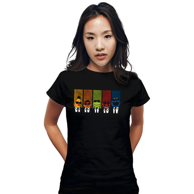 Daily_Deal_Shirts Fitted Shirts, Woman / Small / Black Reservoir Muppets