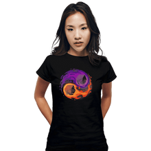 Load image into Gallery viewer, Shirts Fitted Shirts, Woman / Small / Black Balance Game
