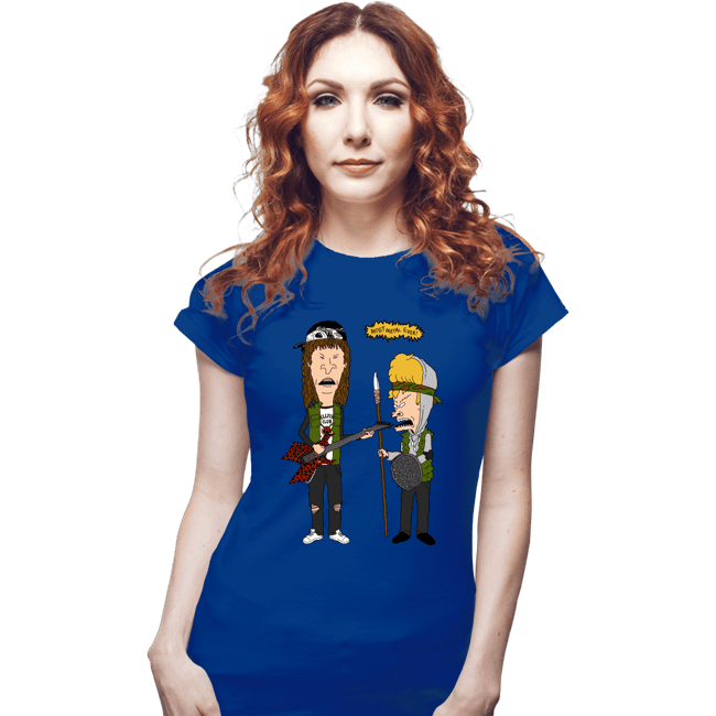 Daily_Deal_Shirts Fitted Shirts, Woman / Small / Royal Blue Most Metal Ever