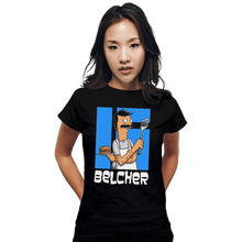 Load image into Gallery viewer, Shirts Fitted Shirts, Woman / Small / Black Belcher
