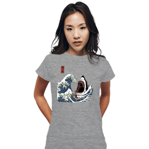 Secret_Shirts Fitted Shirts, Woman / Small / Sports Grey The Great White Off Amity
