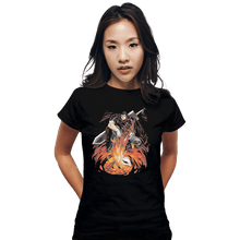 Load image into Gallery viewer, Secret_Shirts Fitted Shirts, Woman / Small / Black Dark Guts
