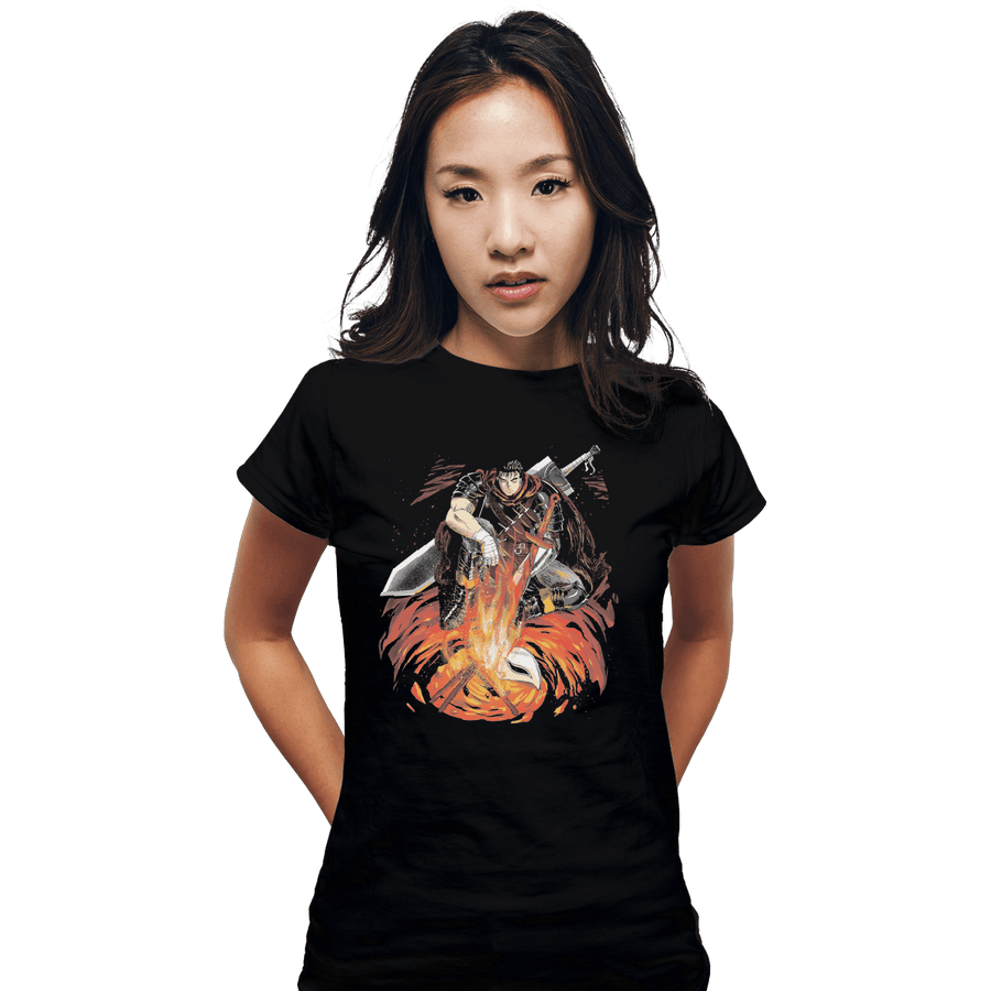 Secret_Shirts Fitted Shirts, Woman / Small / Black Dark Guts