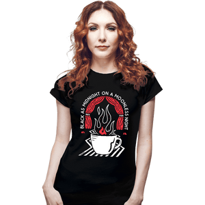 Secret_Shirts Fitted Shirts, Woman / Small / Black Moonless Night