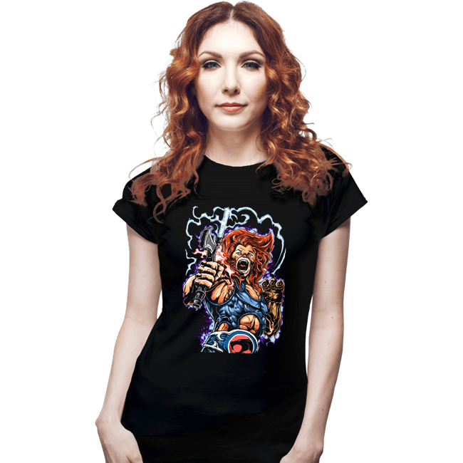 Secret_Shirts Fitted Shirts, Woman / Small / Black Lion-O