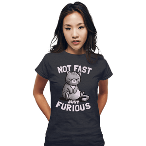 Shirts Fitted Shirts, Woman / Small / Dark Heather Not Fast Just Furious
