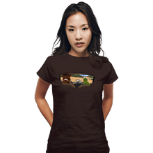 Load image into Gallery viewer, Daily_Deal_Shirts Fitted Shirts, Woman / Small / Black Classic Road Trip Adventurea
