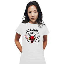 Load image into Gallery viewer, Secret_Shirts Fitted Shirts, Woman / Small / White Hellfire Club
