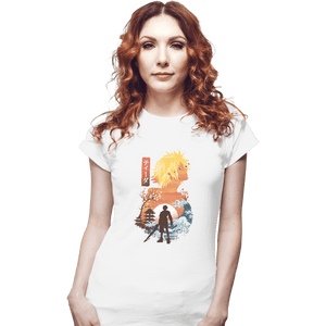 Shirts Fitted Shirts, Woman / Small / White Ukiyo Tidus