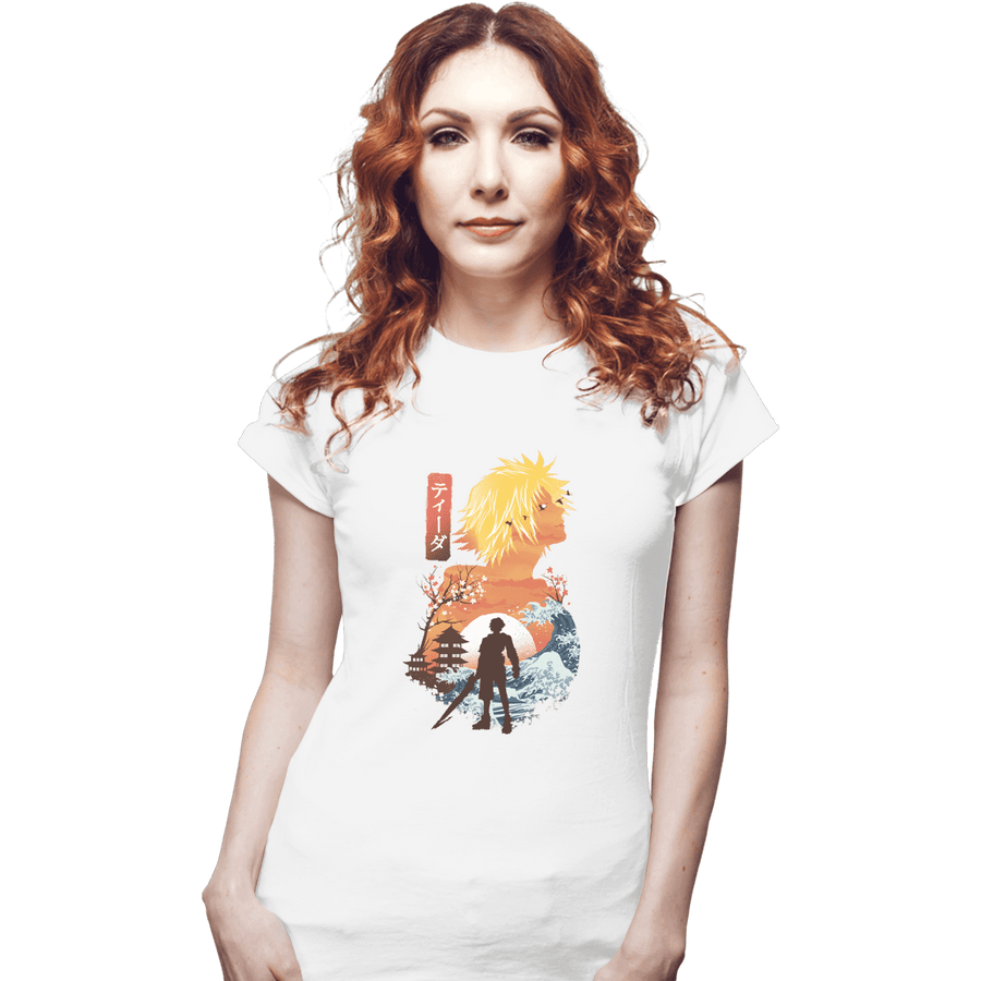 Shirts Fitted Shirts, Woman / Small / White Ukiyo Tidus