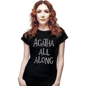 Secret_Shirts Fitted Shirts, Woman / Small / Black Agatha All Along Black Shirt