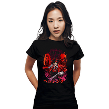 Load image into Gallery viewer, Shirts Fitted Shirts, Woman / Small / Black Hunter Hell
