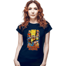 Load image into Gallery viewer, Secret_Shirts Fitted Shirts, Woman / Small / Navy Dungeons And Edds
