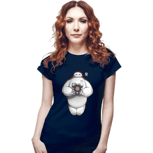 Load image into Gallery viewer, Shirts Fitted Shirts, Woman / Small / Navy Caring Companions
