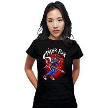 Load image into Gallery viewer, Daily_Deal_Shirts Fitted Shirts, Woman / Small / Black Spider Punk
