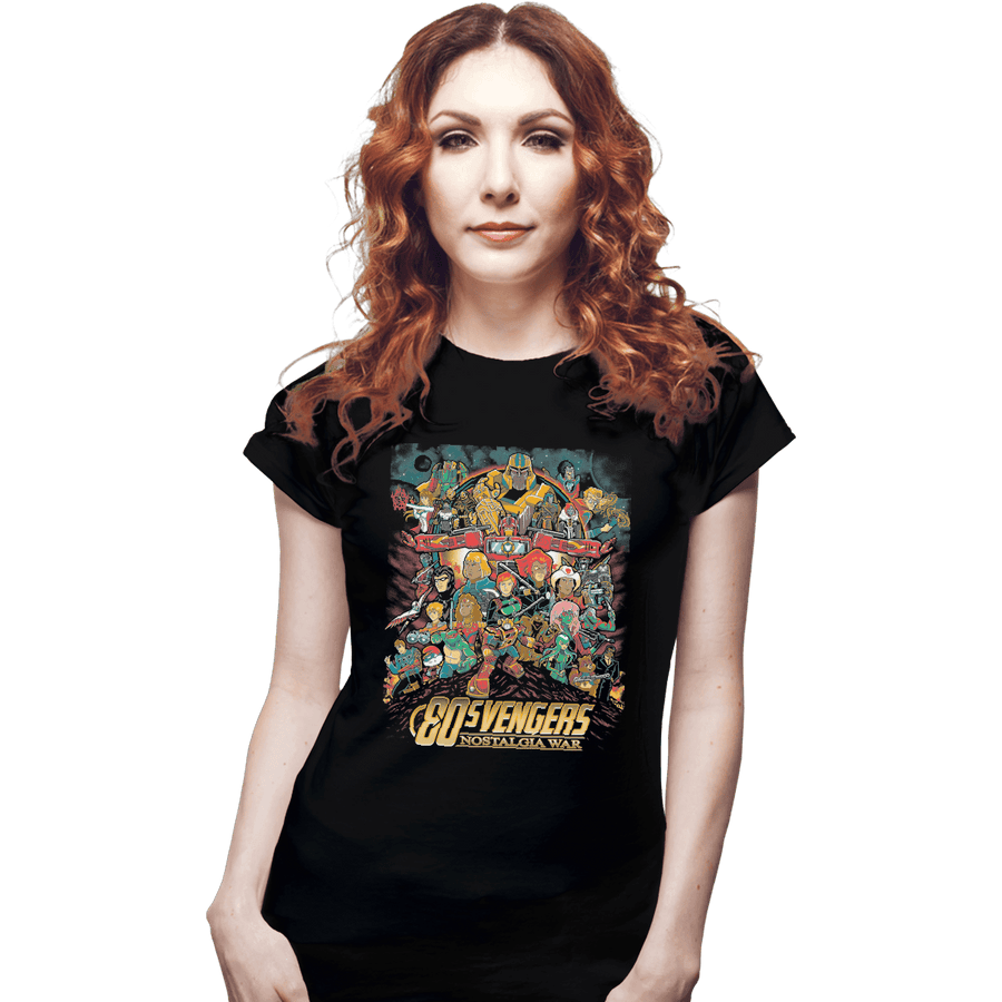 Shirts Fitted Shirts, Woman / Small / Black Nostalgia War