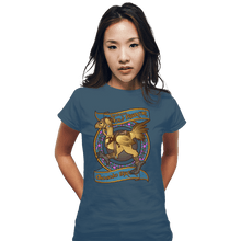 Load image into Gallery viewer, Last_Chance_Shirts Fitted Shirts, Woman / Small / Indigo Blue Chocobo Racer
