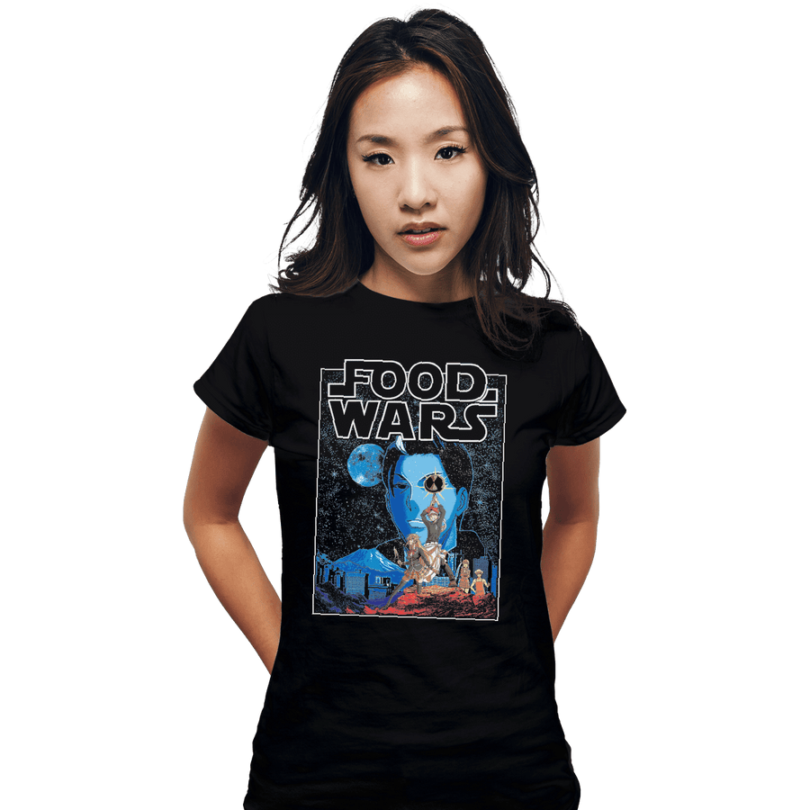 Shirts Fitted Shirts, Woman / Small / Black Food Wars