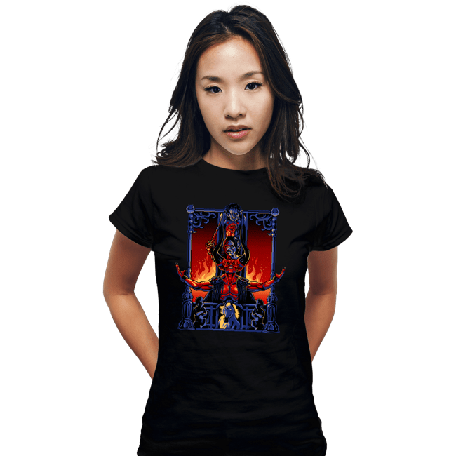 Secret_Shirts Fitted Shirts, Woman / Small / Black Enter The Darkness...
