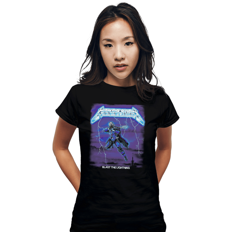 Shirts Fitted Shirts, Woman / Small / Black Blast The Lightning