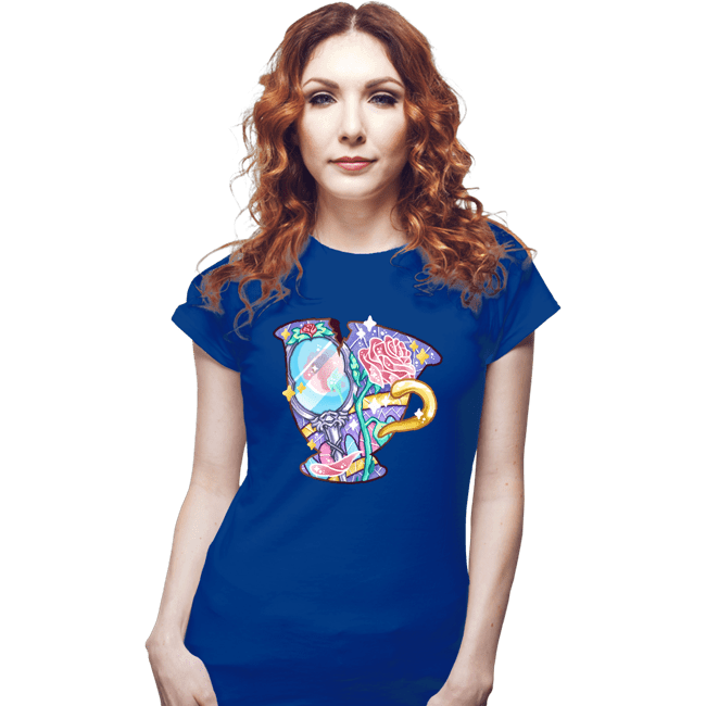 Shirts Fitted Shirts, Woman / Small / Royal Blue Magical Silhouettes - Chip
