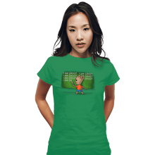 Load image into Gallery viewer, Shirts Fitted Shirts, Woman / Small / Irish Green Groot&#39;s Detention
