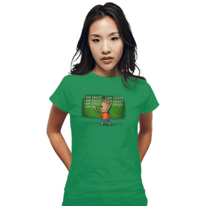 Shirts Fitted Shirts, Woman / Small / Irish Green Groot's Detention
