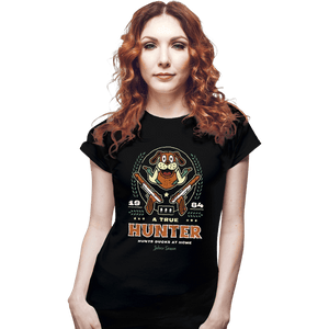 Daily_Deal_Shirts Fitted Shirts, Woman / Small / Black True Hunter