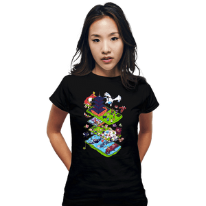 Shirts Fitted Shirts, Woman / Small / Black 2nd Gen