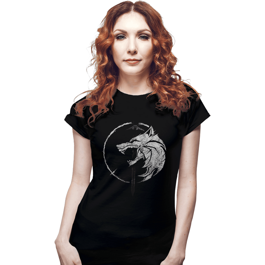 Shirts Fitted Shirts, Woman / Small / Black WH1T3 W0LF